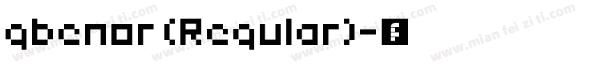 gbenor (Regular)字体转换